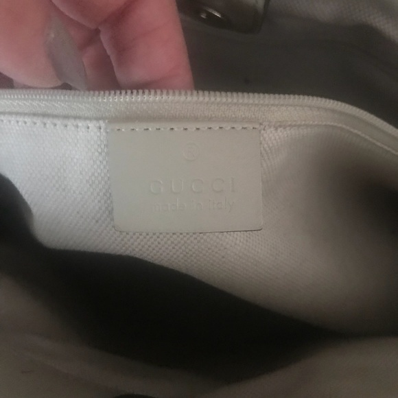 Gucci Sukey Guccismo Canvas With Cream Leather - Picture 5 of 6